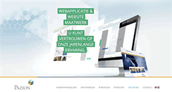 Desktop Screenshot of pazion.nl